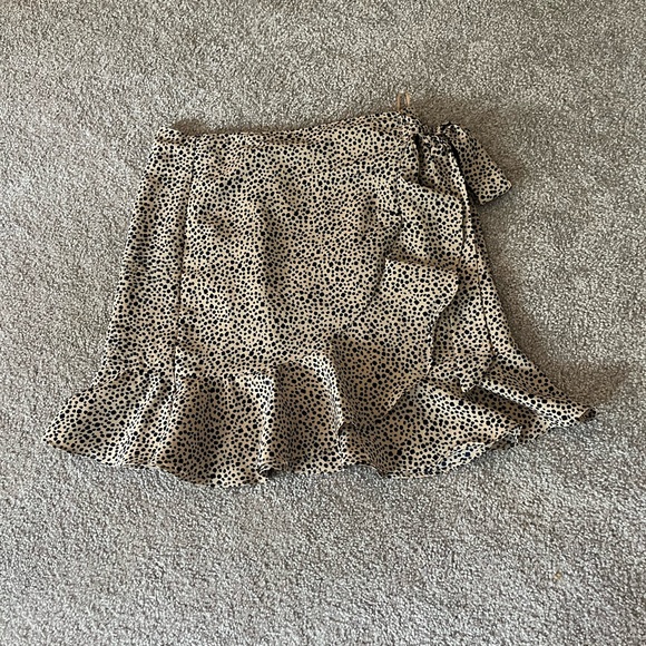 PRINCESS POLLY CHEETAH PRINT TIE SKIRT - Picture 2 of 6
